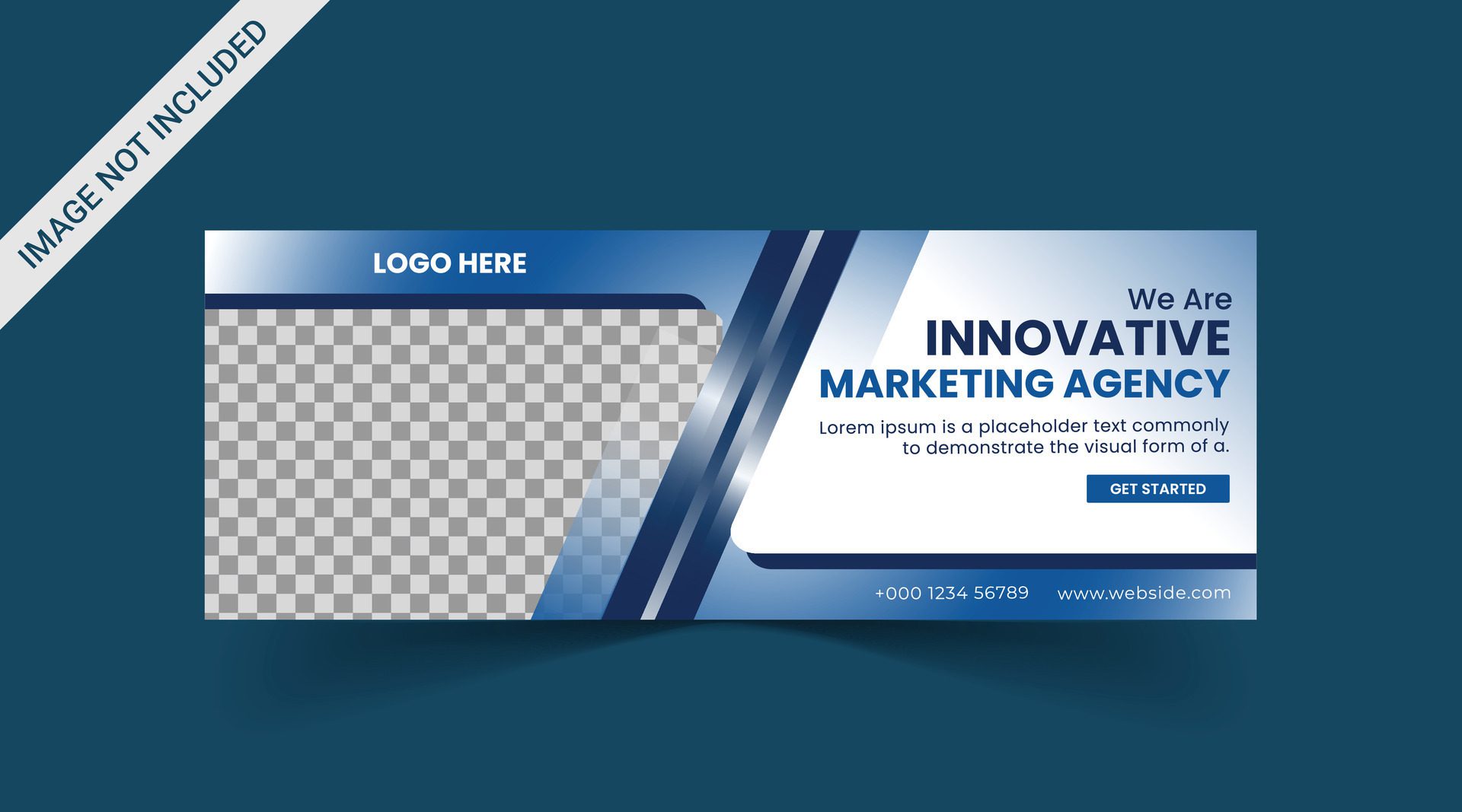 Marketing Social media cover banner, social media post, web banner, template Free Vector