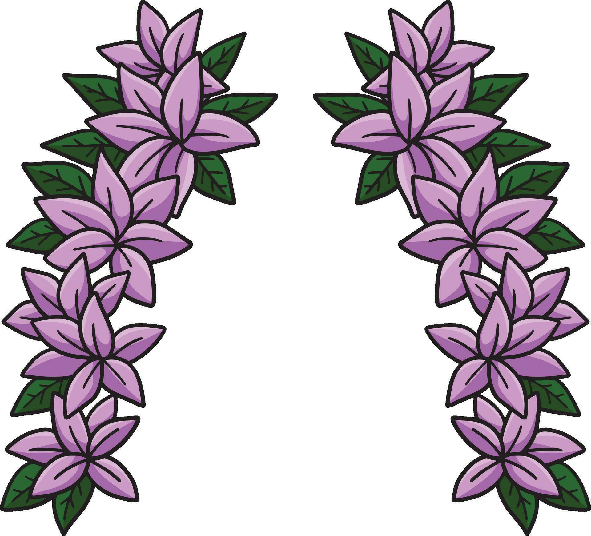 
									Spring Flower Wreath Cartoon Colored Clipart Stock Free