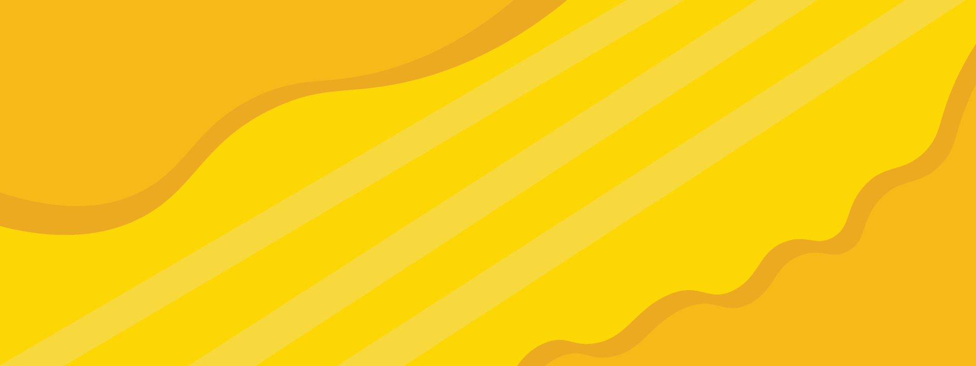 yellow banner vector, happy anniversary background. Free Vector