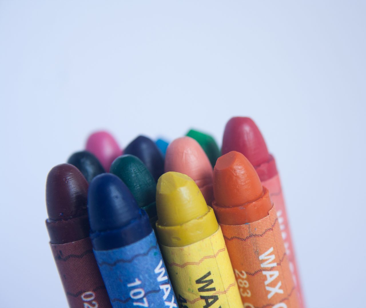 Crayon Colors Bunch Stock Free