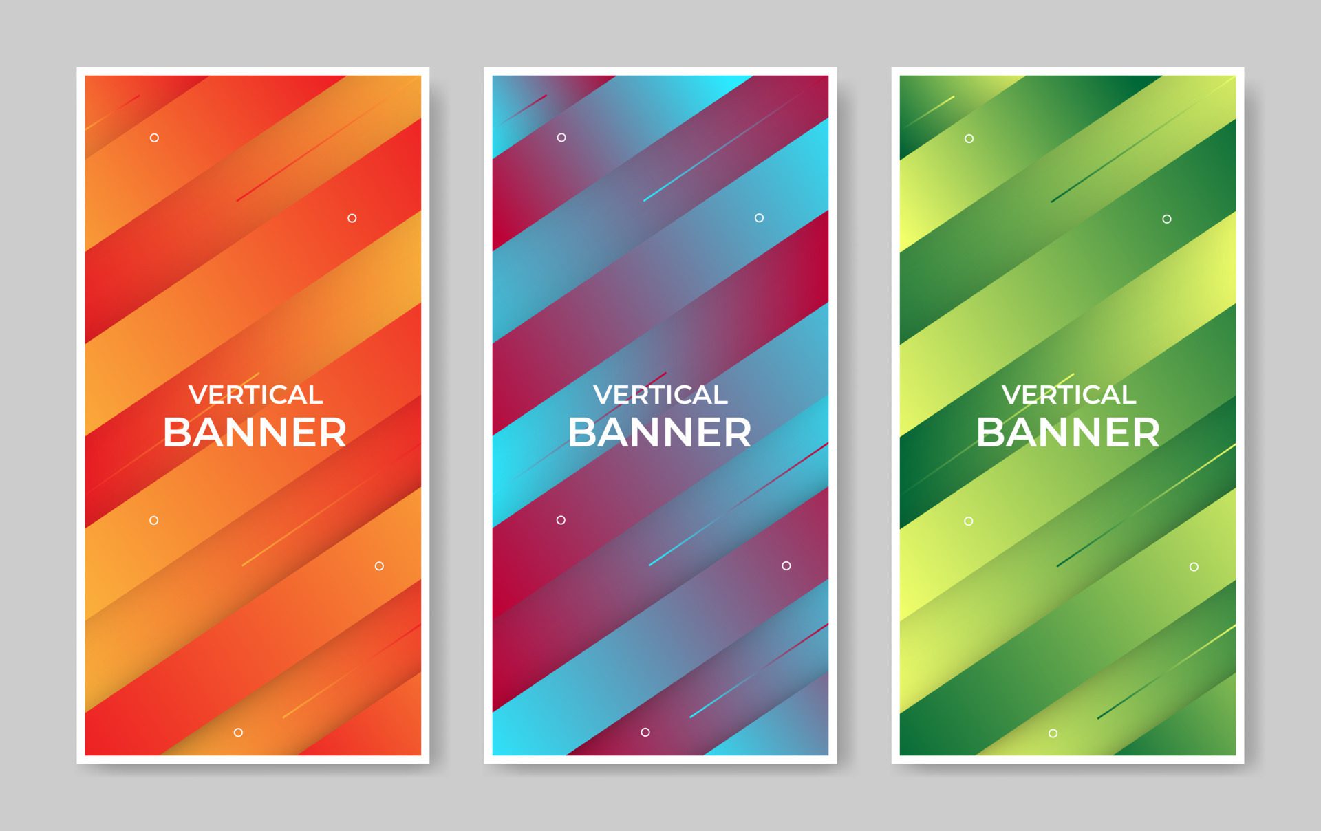 
									vertical banner collection geometry shape Free Vector