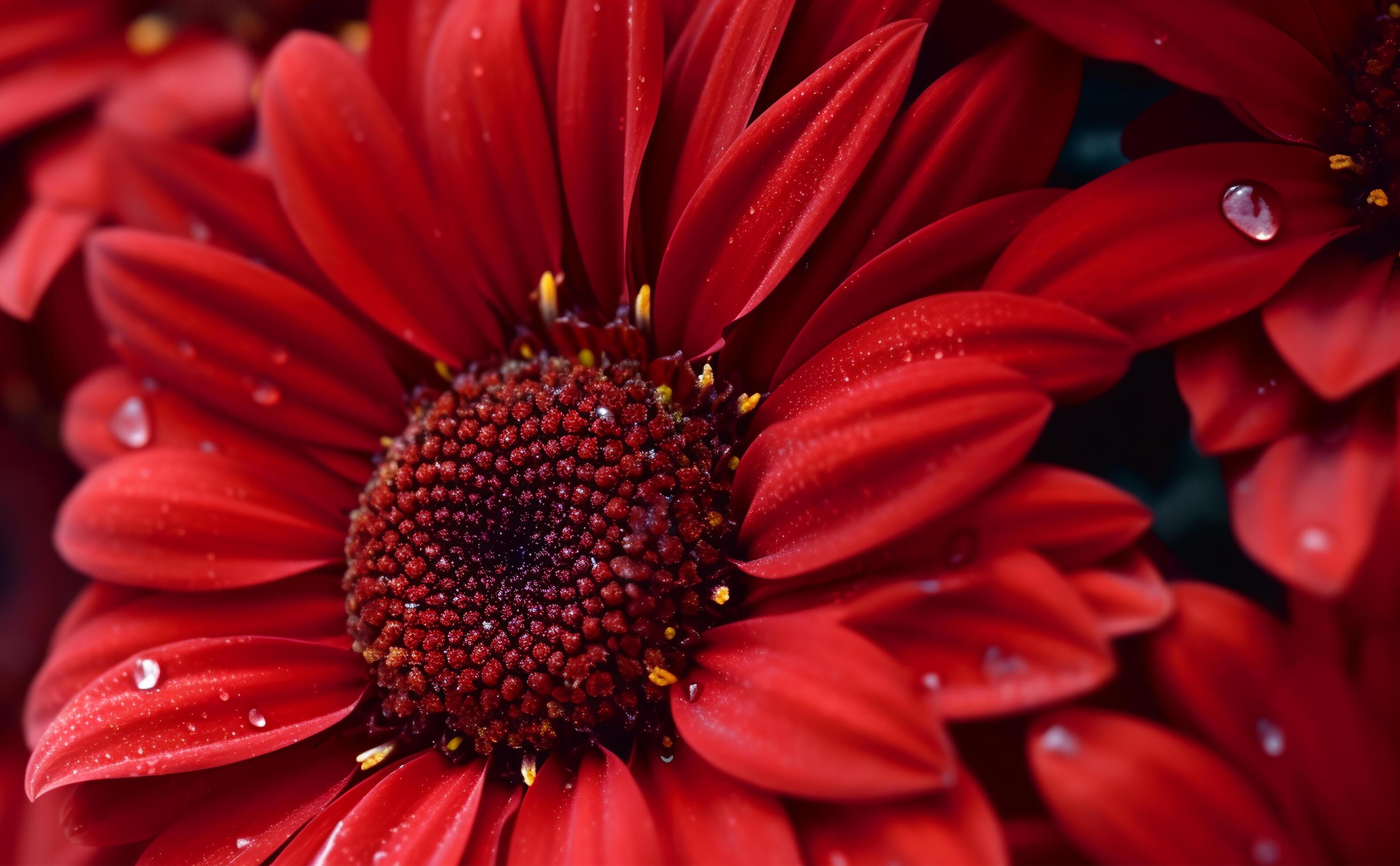 red flower background. Stock Free