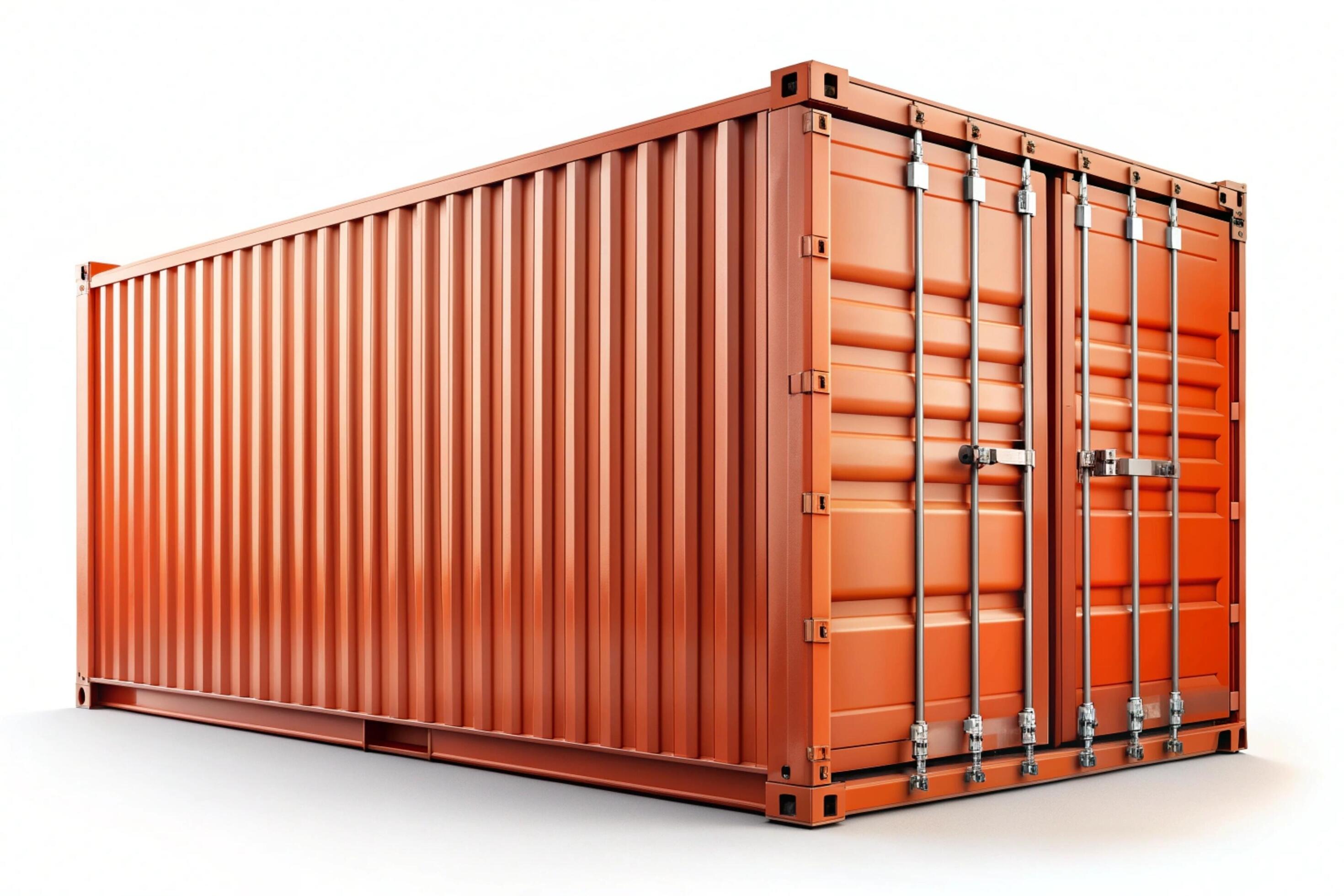 
									Container photo isolated on background Stock Free