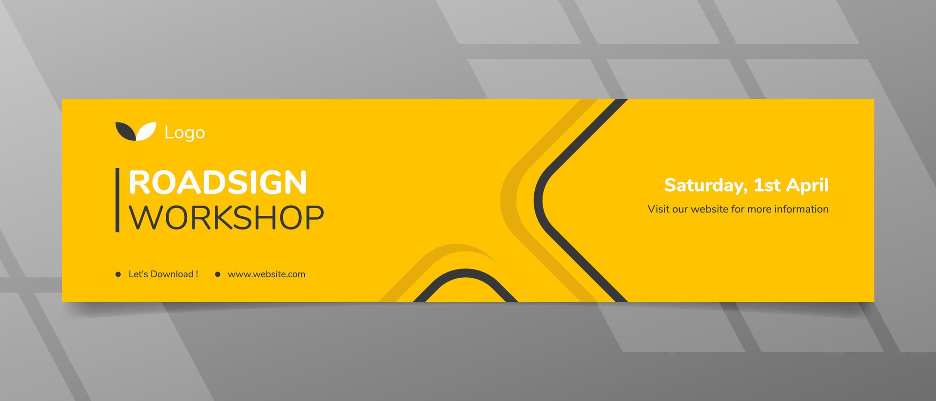 Banner design with atractive style for more promotion Free Vector