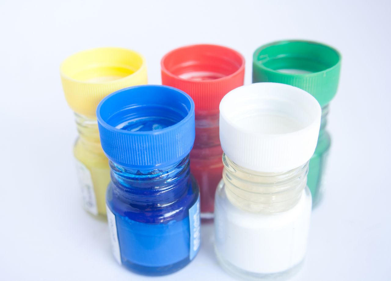 Water Color Bottles Stock Free