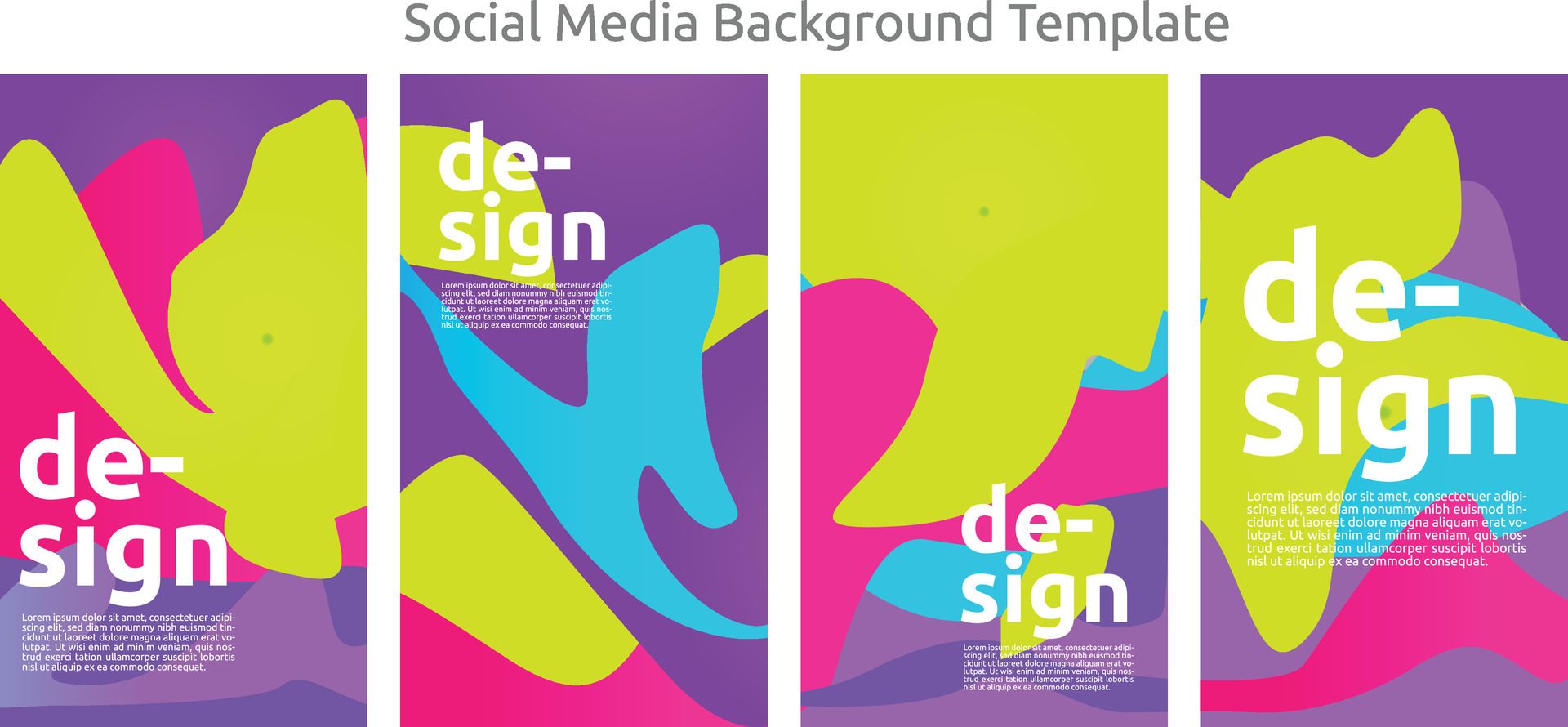 Abstract Social Media banner Template . Perfect for your promotion banner on social media. feed background design. Free Vector