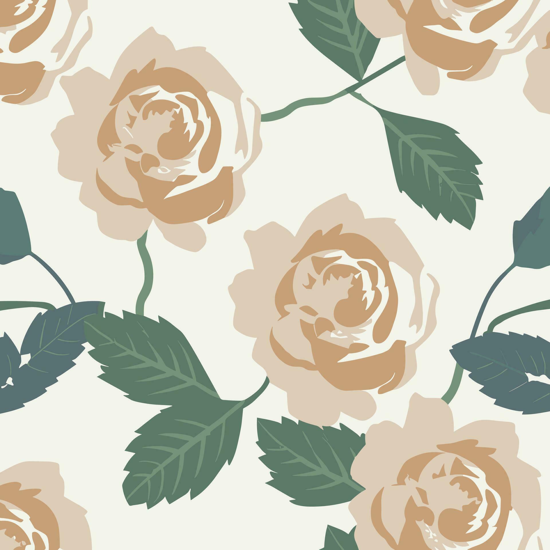 Vector flower pattern background design illustration Stock Free