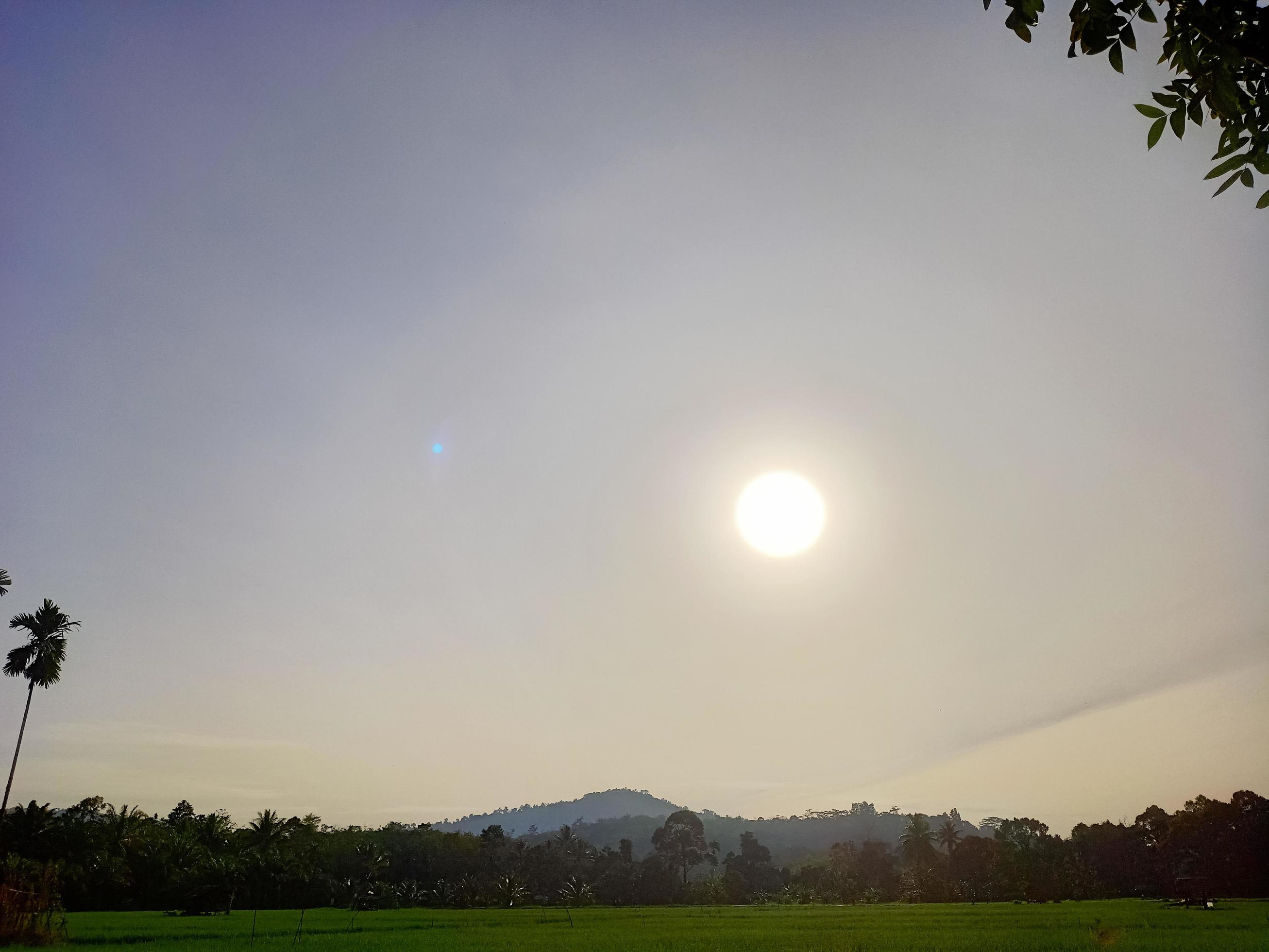 Beautiful natural scenery during the day, the sky is blue, the clouds are Stock Free