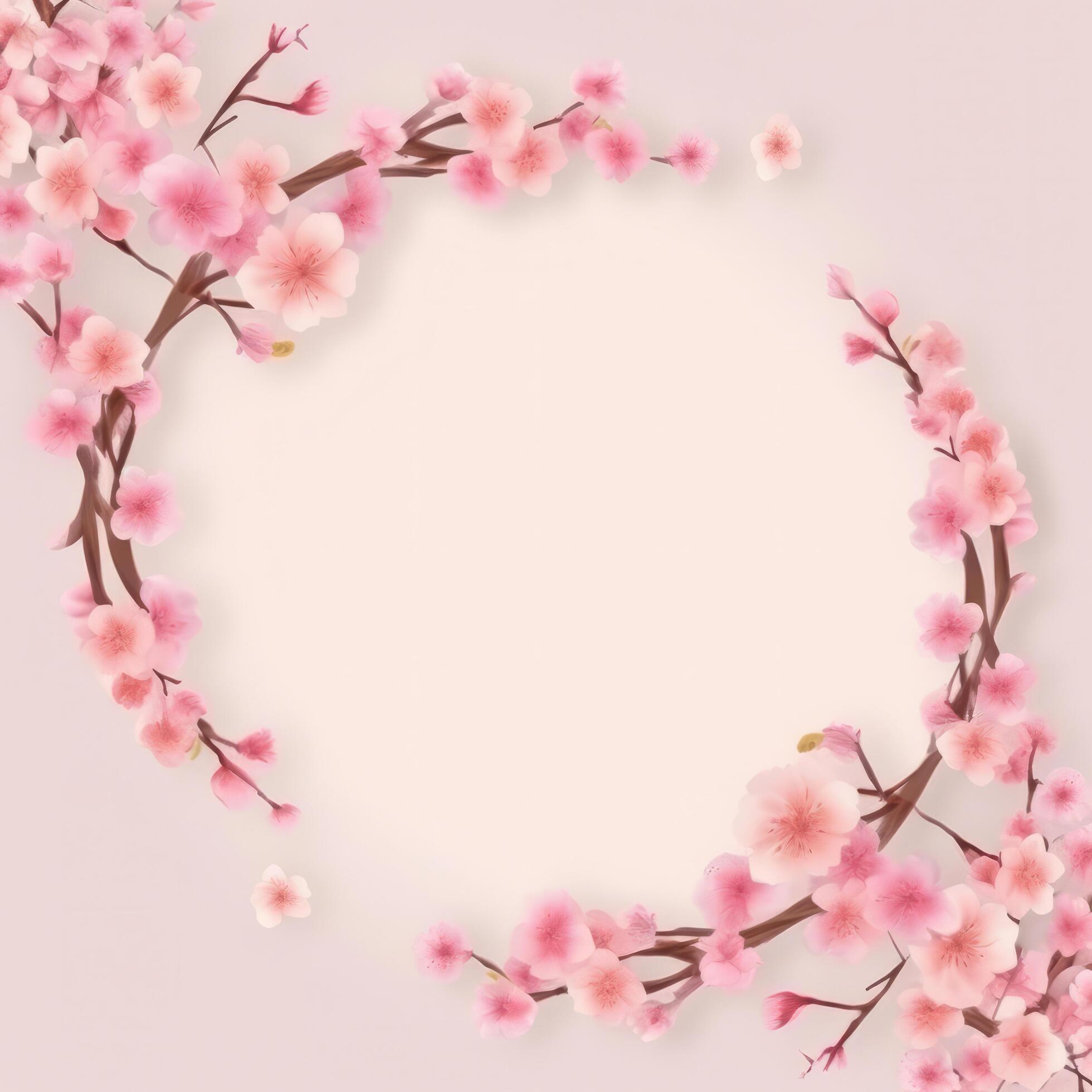 Sakura flower background. Illustration Stock Free