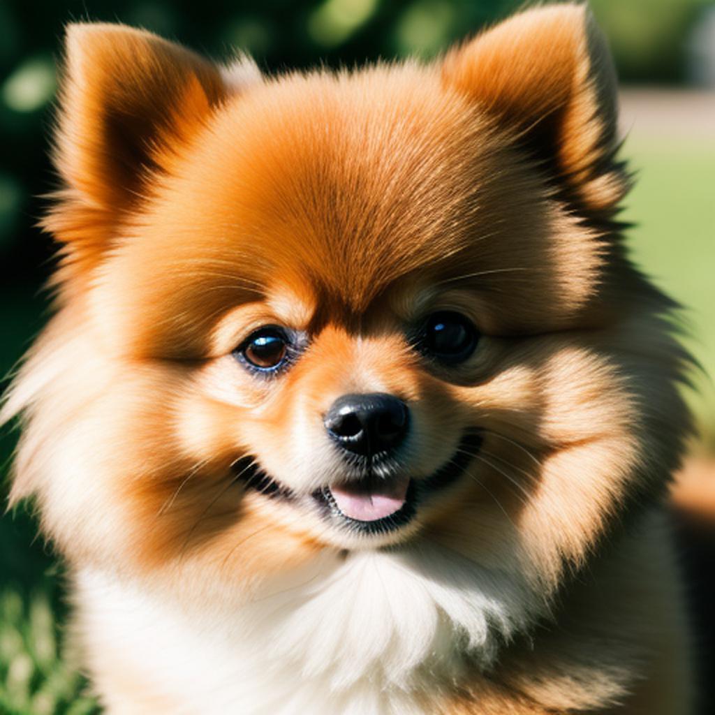 Imagen de un pomerania by @ai_generated