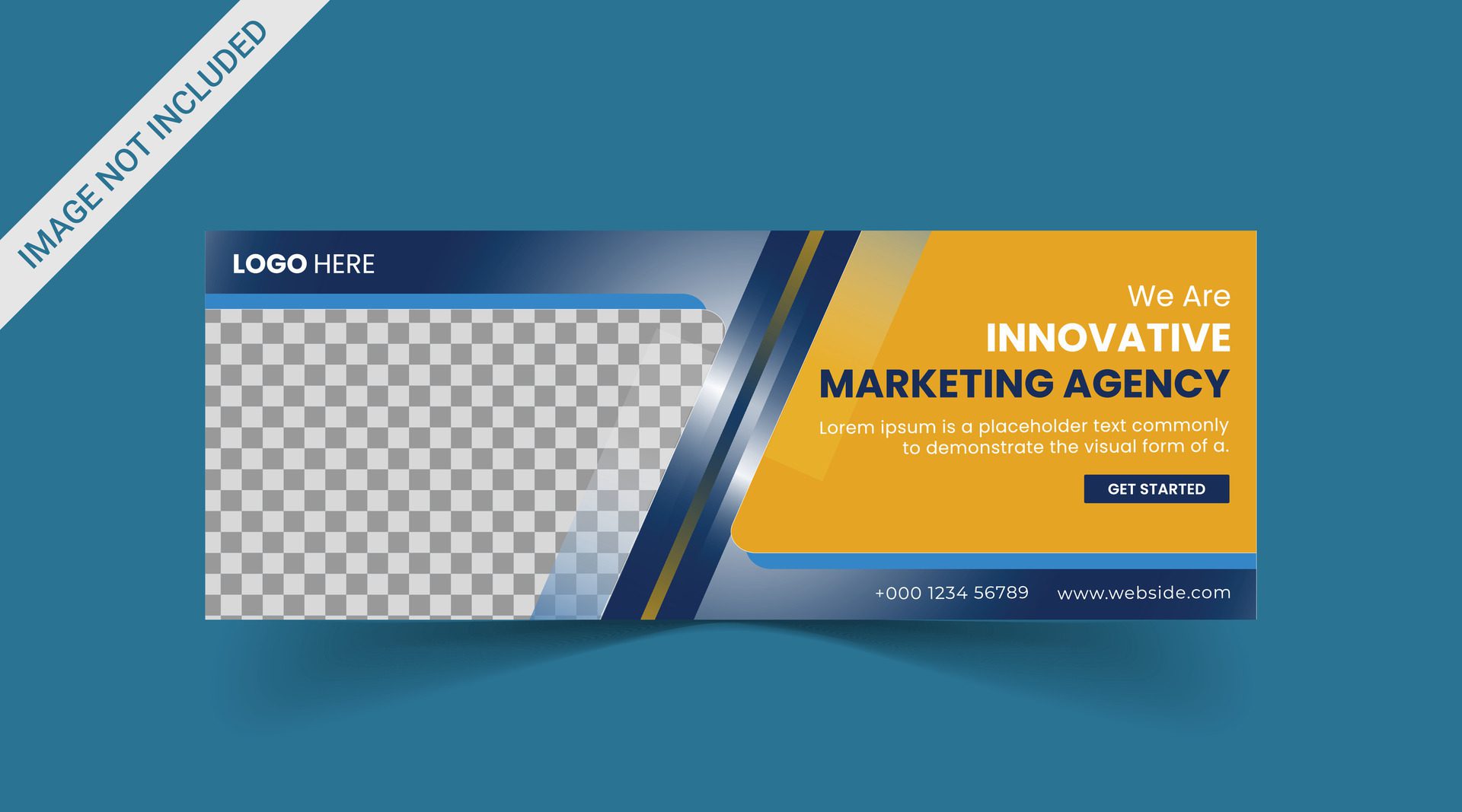 Marketing Social media cover banner, social media post, web banner, template Free Vector