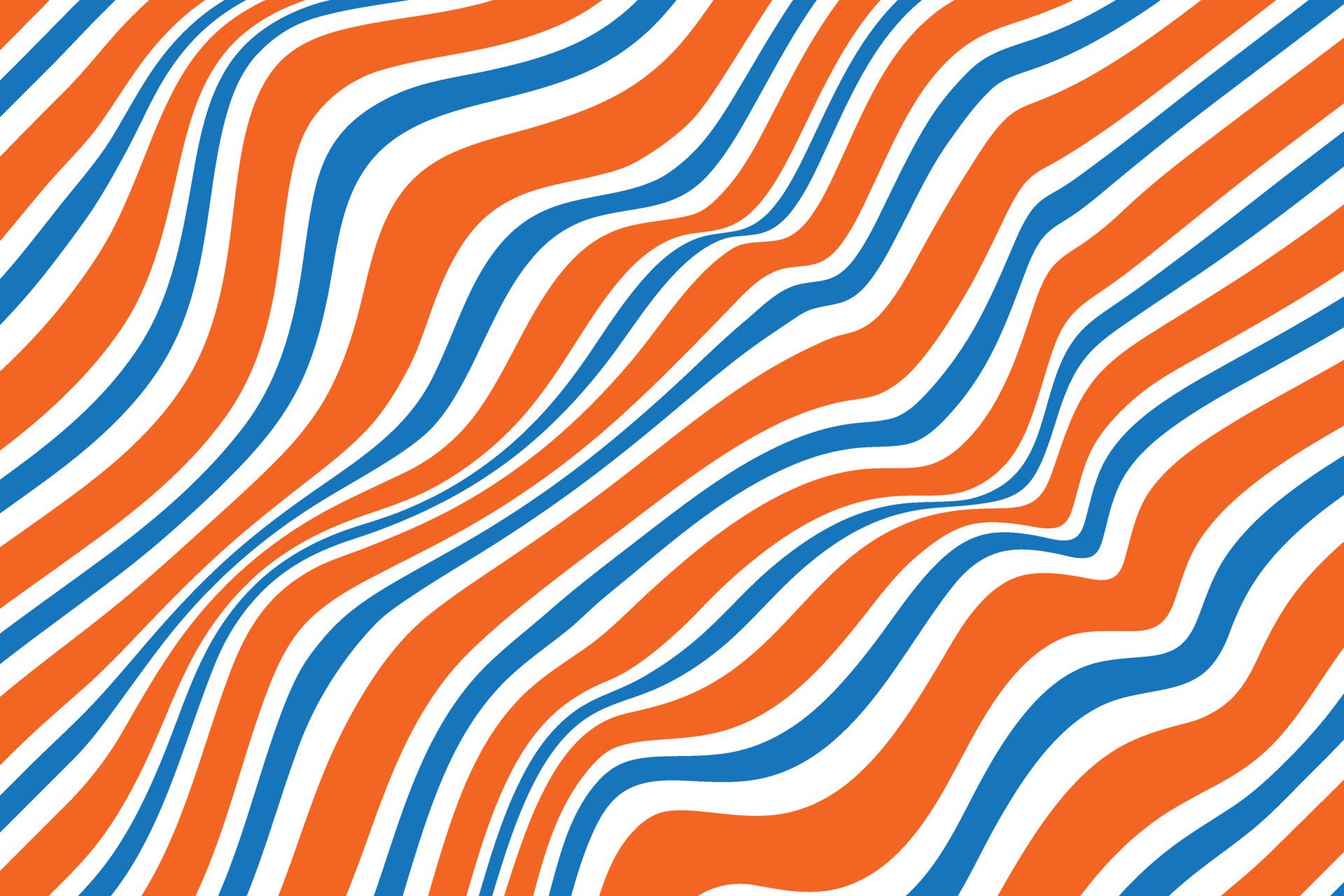 simple abstract orange blue color daigonal line wavy distort pattern a blue and orange background with a blue and orange pattern Free Vector