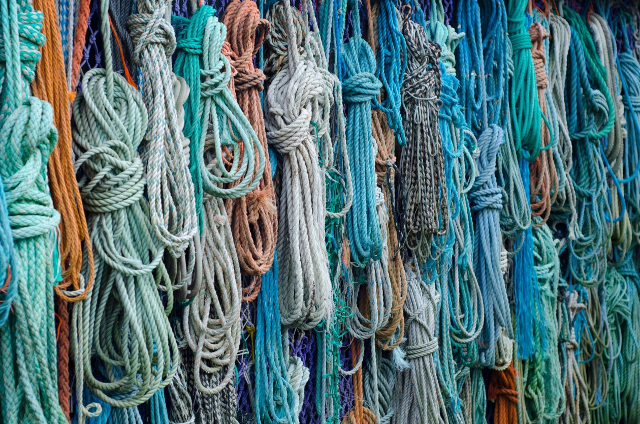 Ropes from the sea Stock Free