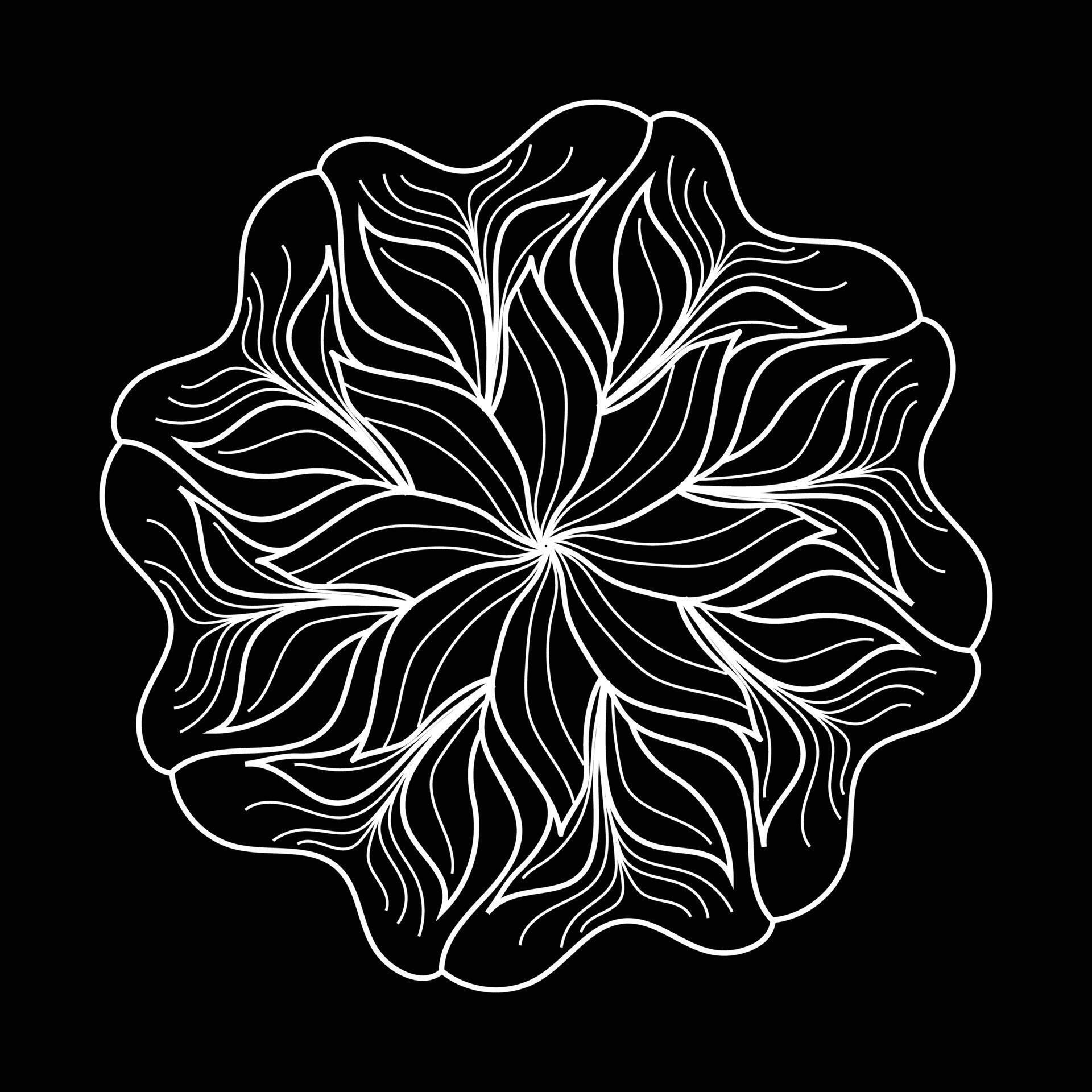 Easy circle mandala unique flower floral vector eps mandala patterns for free download Stock Free