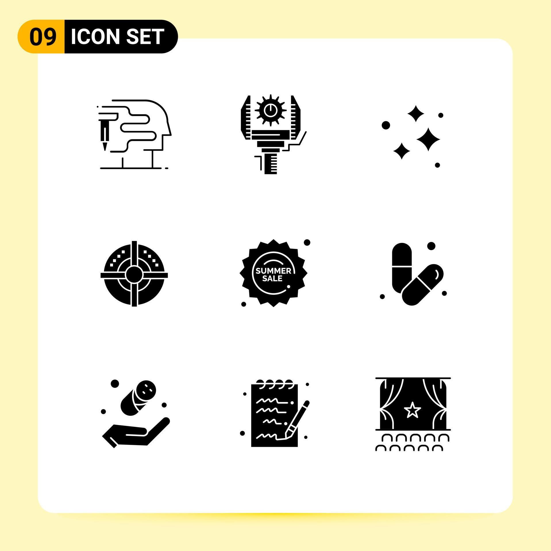 9 Creative Icons Modern Signs and Symbols of sale strategy clean arrow washing Editable Vector Design Elements Stock Free