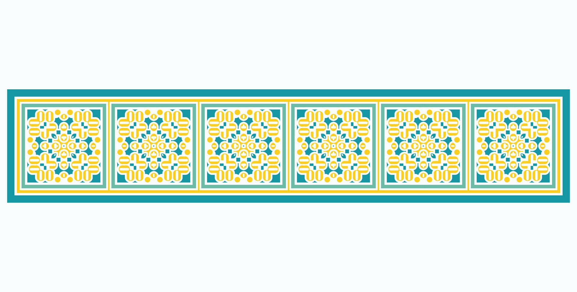 colorful pattern border pattern design Free Vector