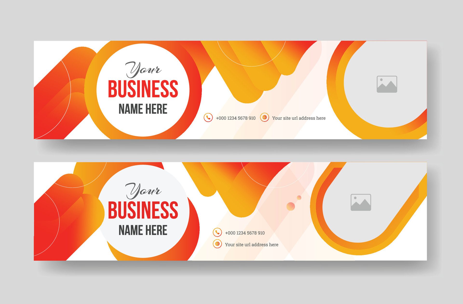 Professional gradient linkedin cover, header or banner vector template design for your digital marketing business agency. Free Vector