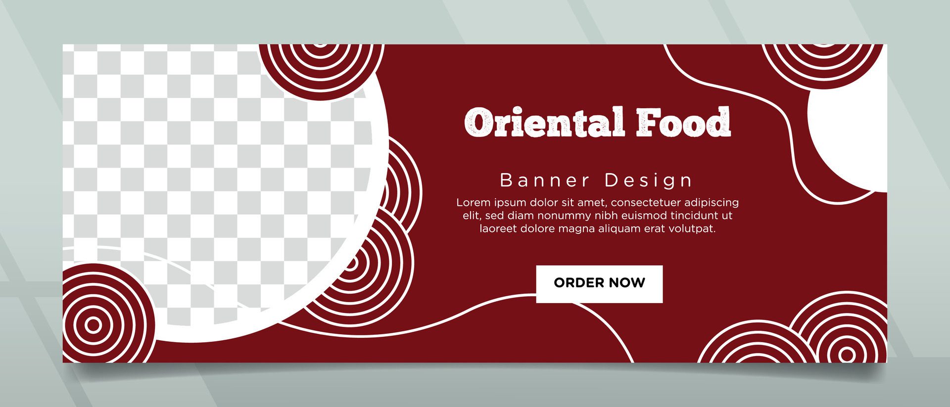 Creative and Simple Modern Style Banner Design Free Vector