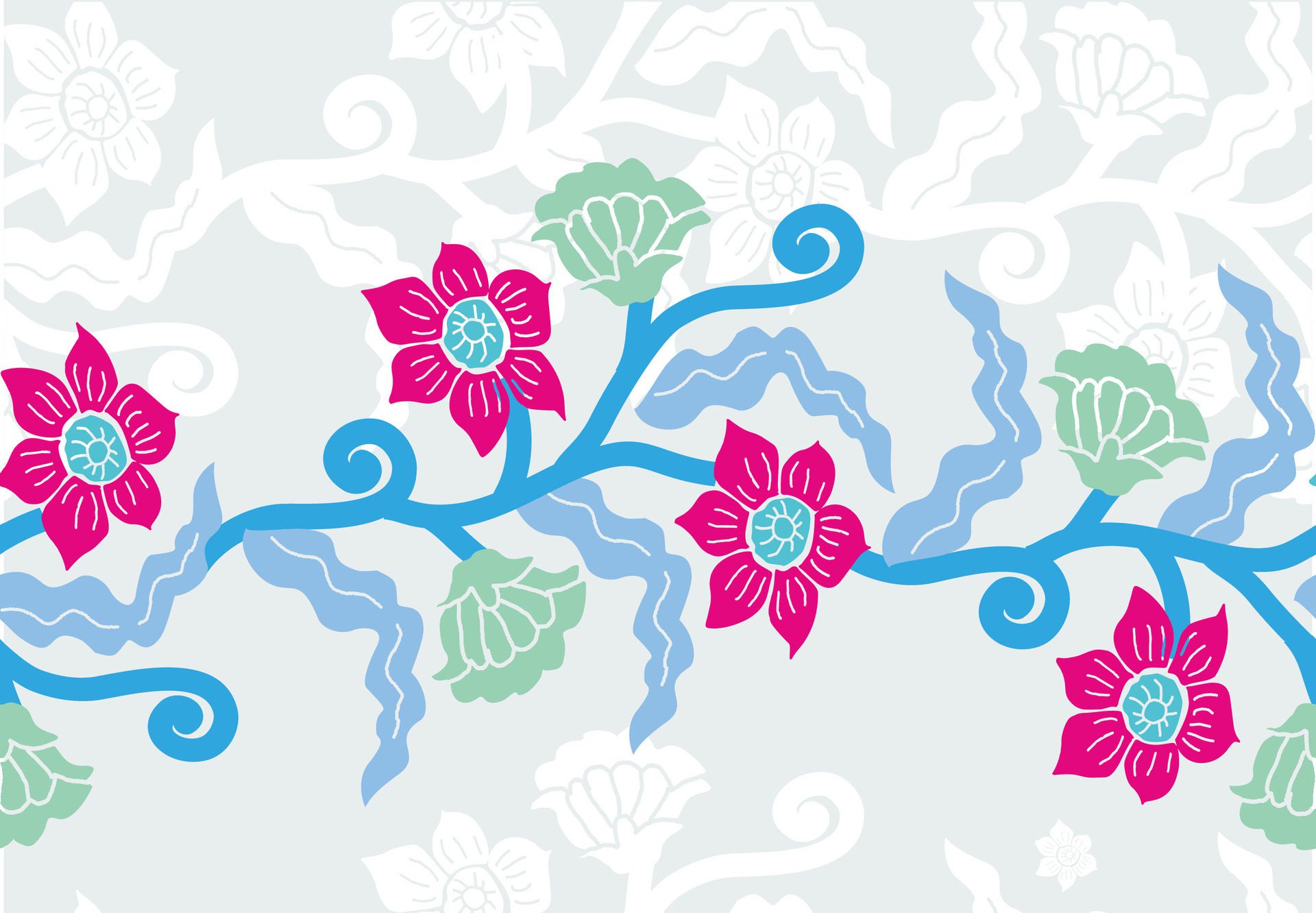 PrintIndonesian batik motifs with exclusive and classic Balinese style floral and plant patterns are suitable for various purposes. EPS 10 Free Vector