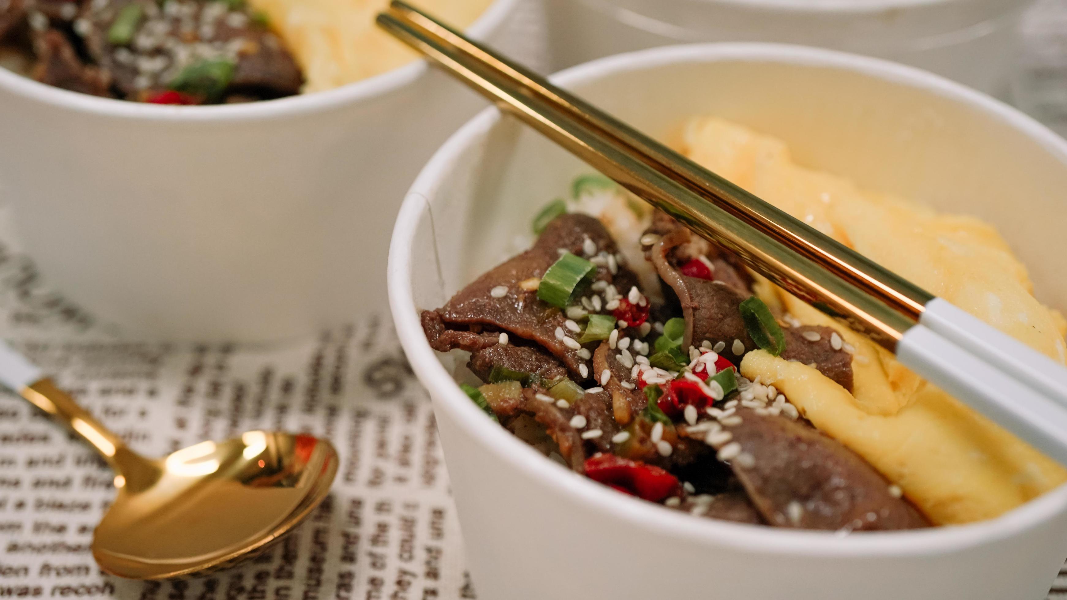 Gyutan is a Japanese food that is made from grilled beef tongue Stock Free