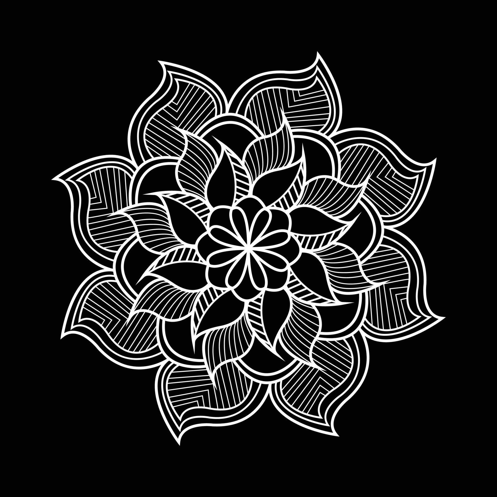 Creative unique flower floral vector eps mandala patterns for free download Stock Free