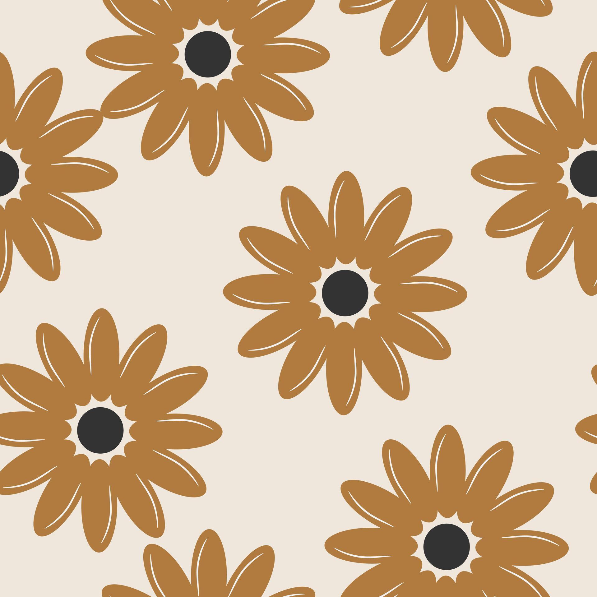 Flower nature seamless pattern background Stock Free