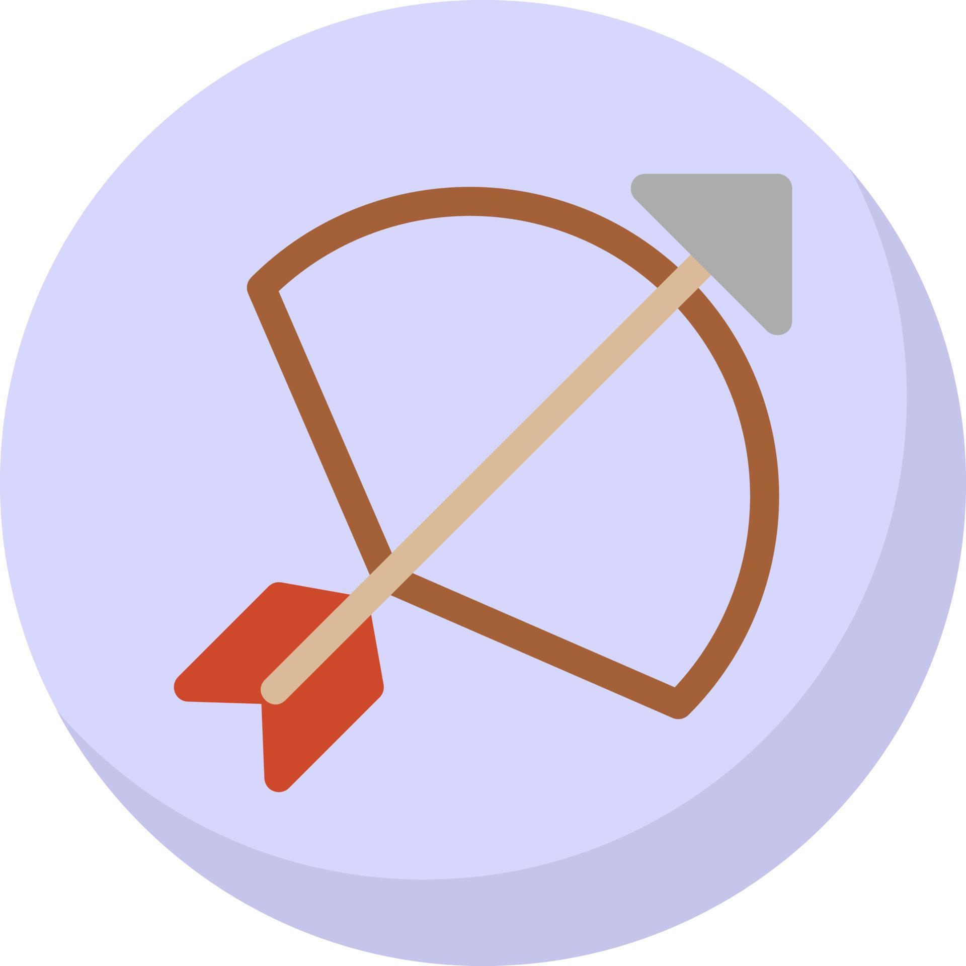 Bow Arrow Vector Icon Design Stock Free