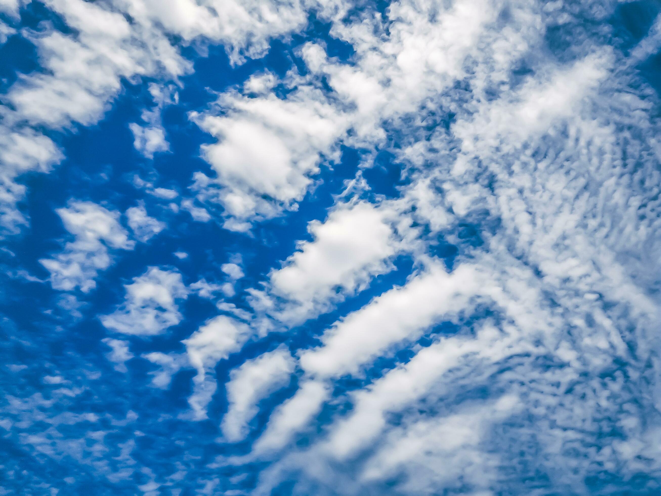 clouds over blue sky, summer background, nature series Stock Free