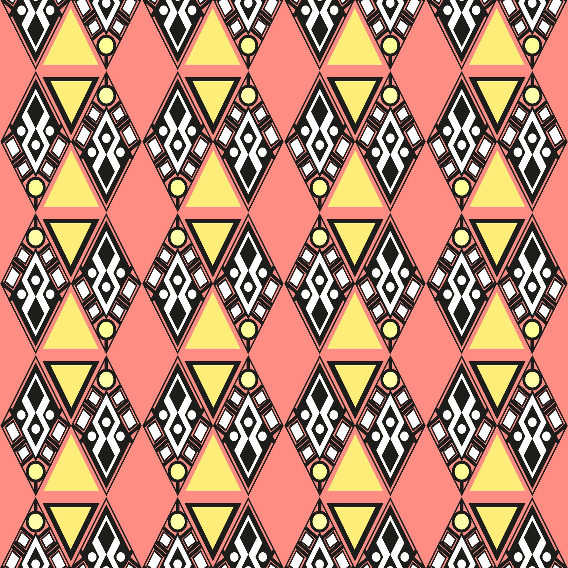 Seamless pattern with patchwork diamonds, reminiscent of precious Art Deco jewelry 2 Free Vector