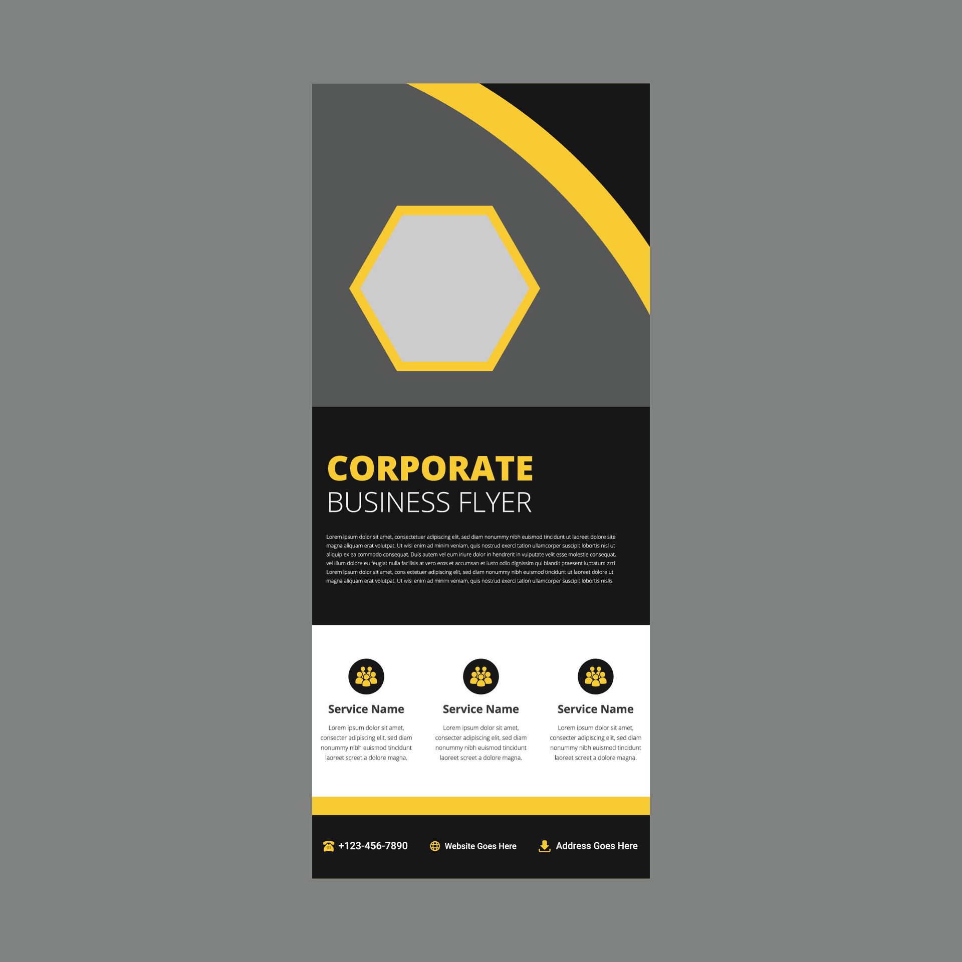 Professional Rollup Banner Design For Your Template Free Vector