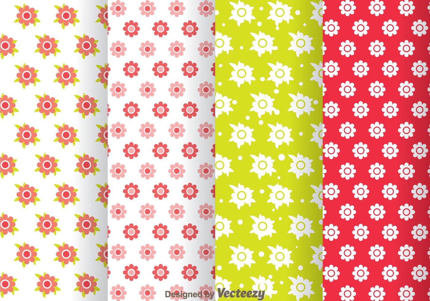 Flowers Girly Pattern Stock Free and Free SVG