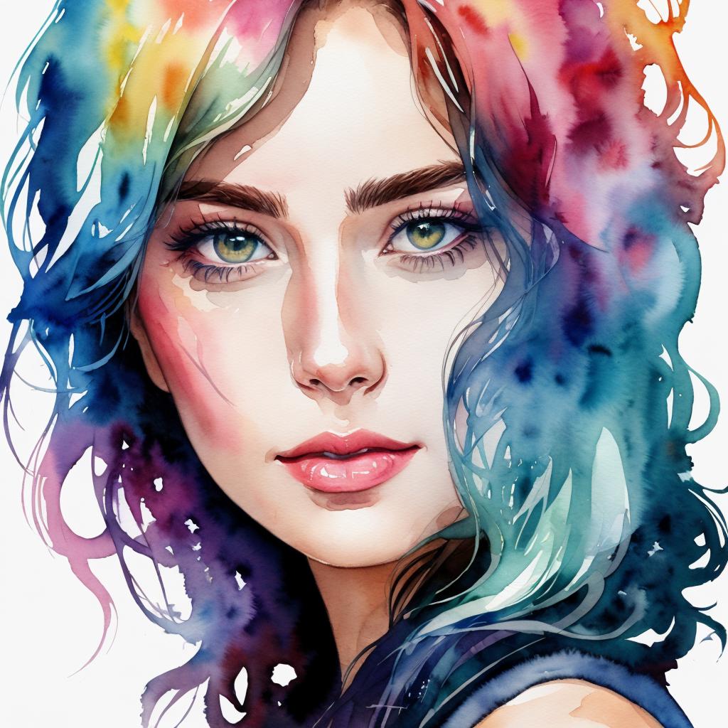 HD,Watercolor,Transparent,Trending on artstation by by @ai_generated