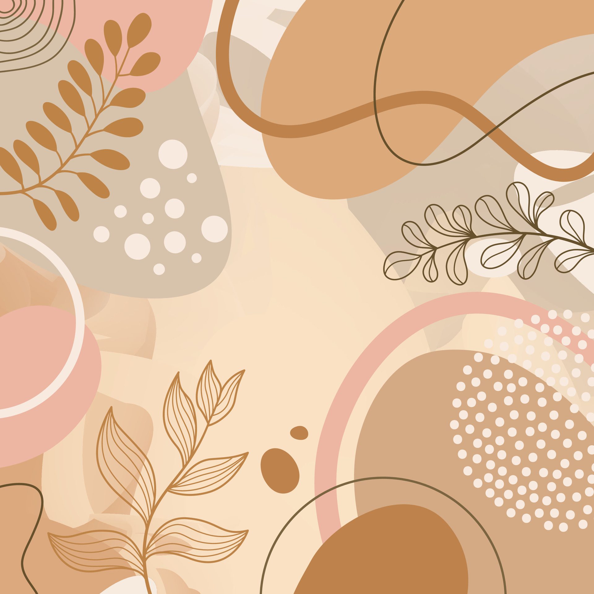 abstract backgrounds for design. Colorful banners with autumn leaves. Free Vector