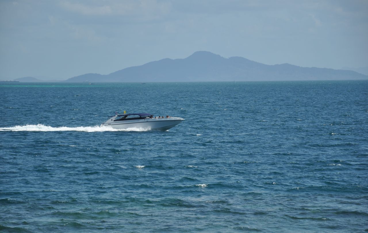 Speedboat Sea Thailand Stock Free