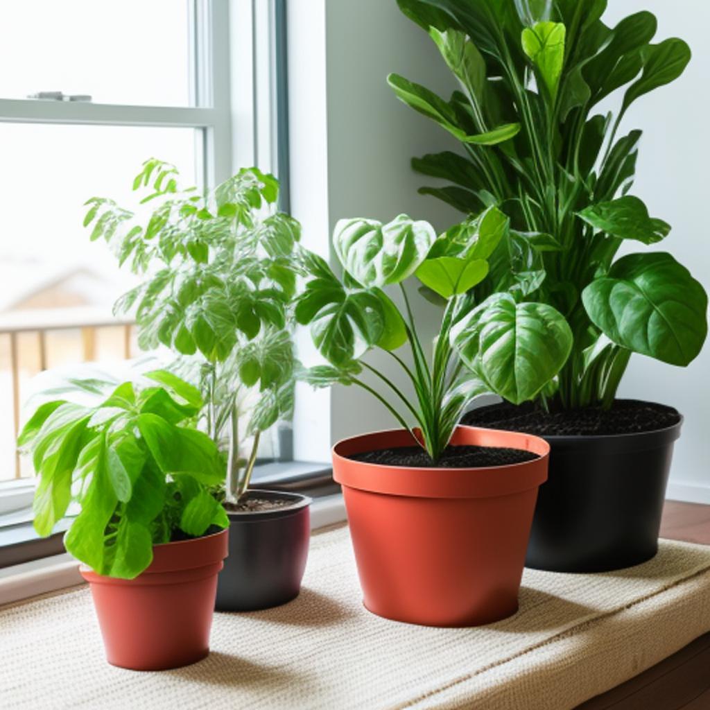 3 vegetable plants in by @ai_generated