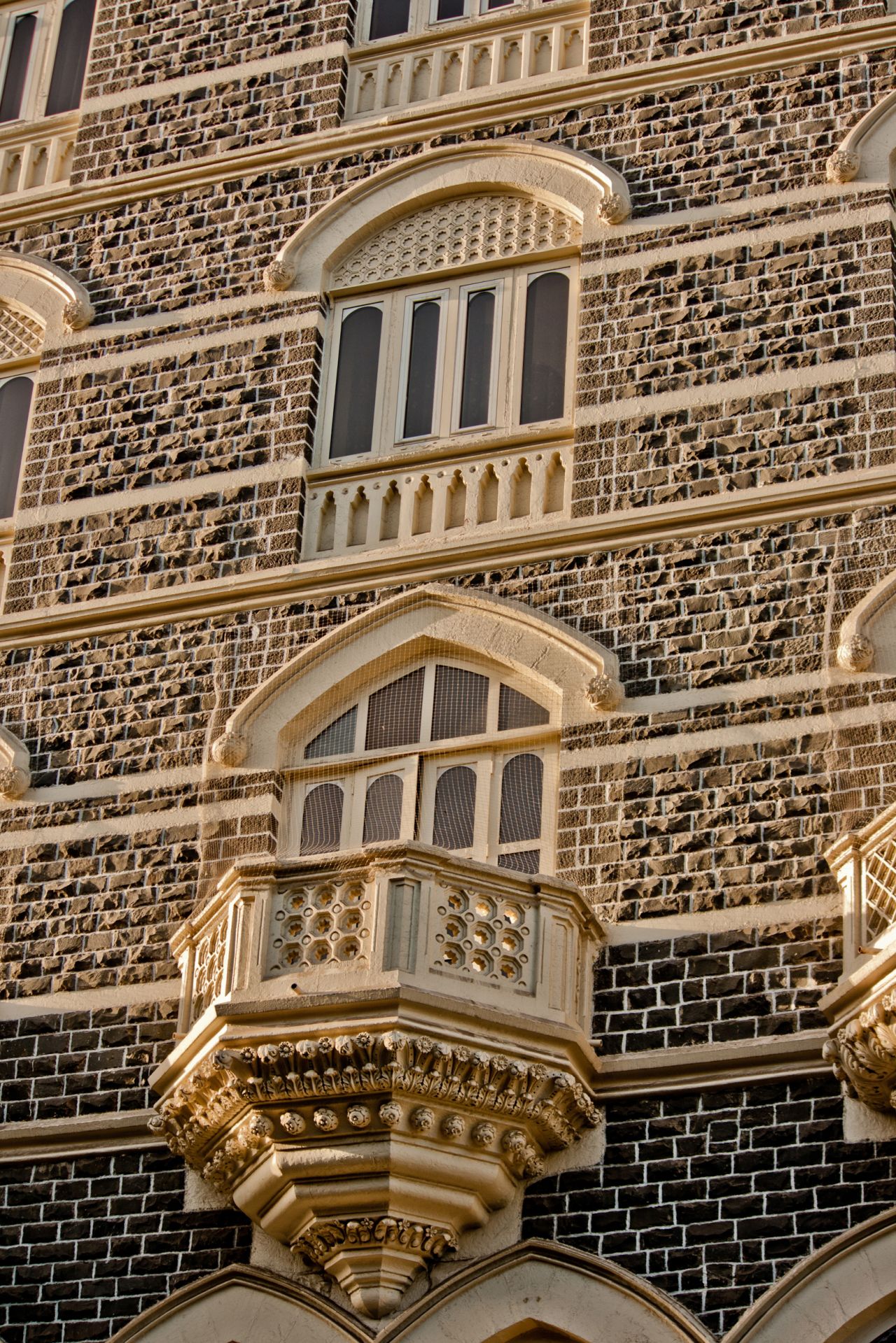 Taj Mahal Hotel Mumbai Grand Windows Stock Free