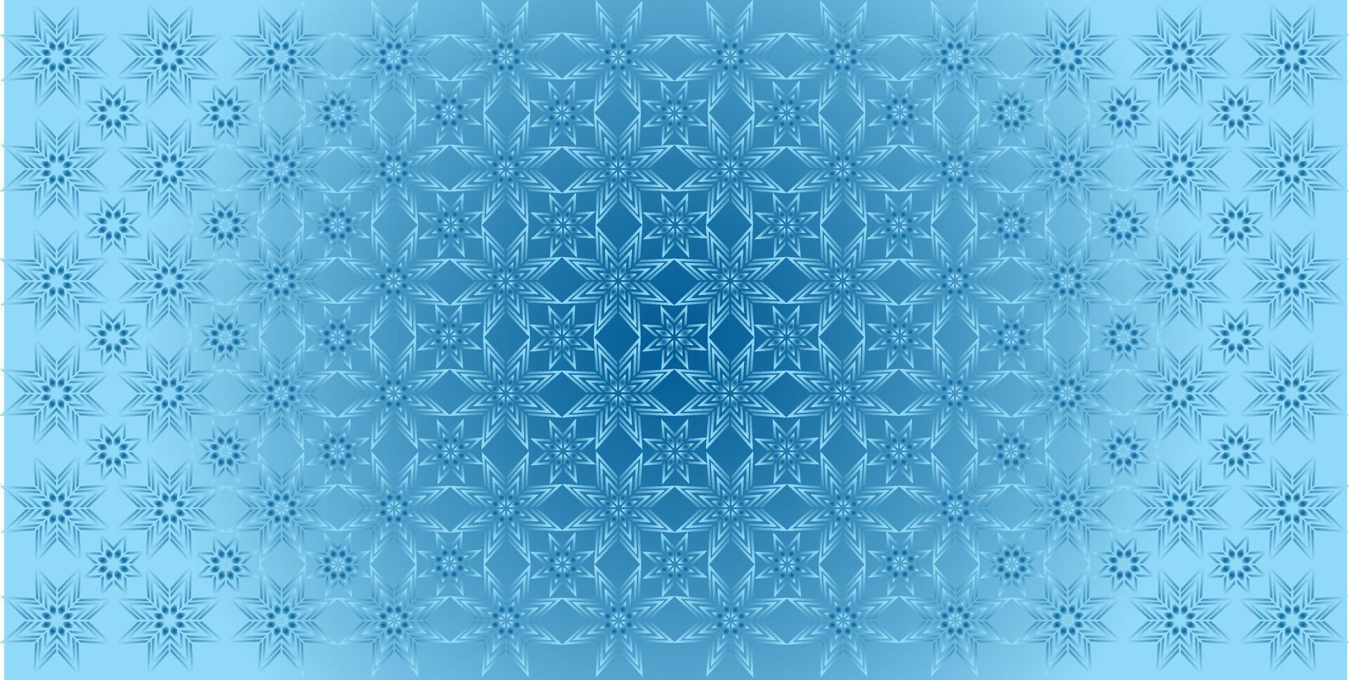 vector gradient deep on blue colours background with a pattern of stars arabic calligraphy geometric flower islamic ornament decor frame eid ramadan Stock Free