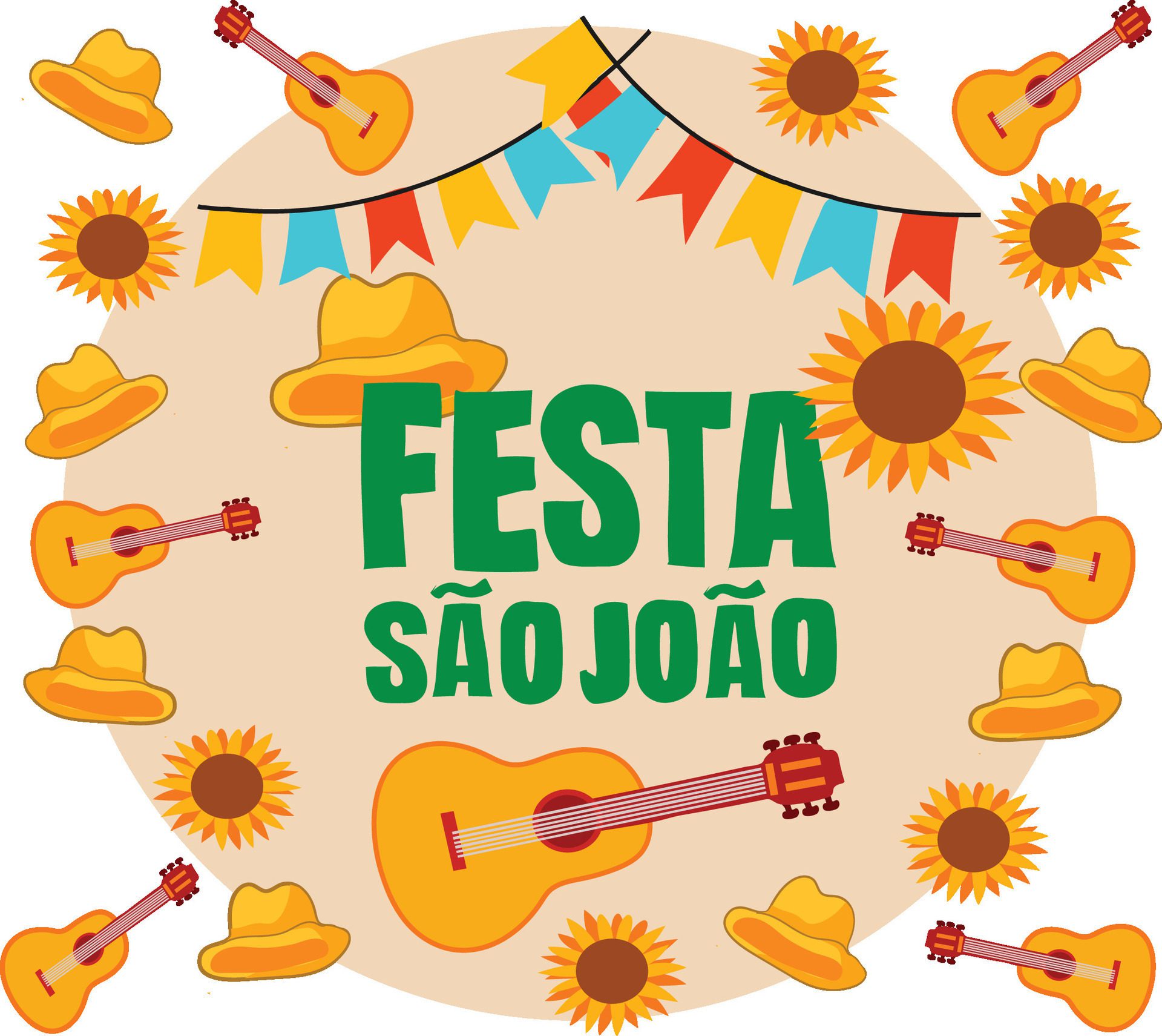 brazil banners festa sao joao Free Vector