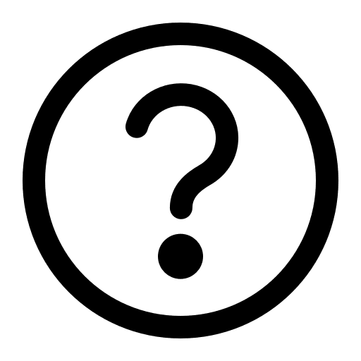 Circle, question icon