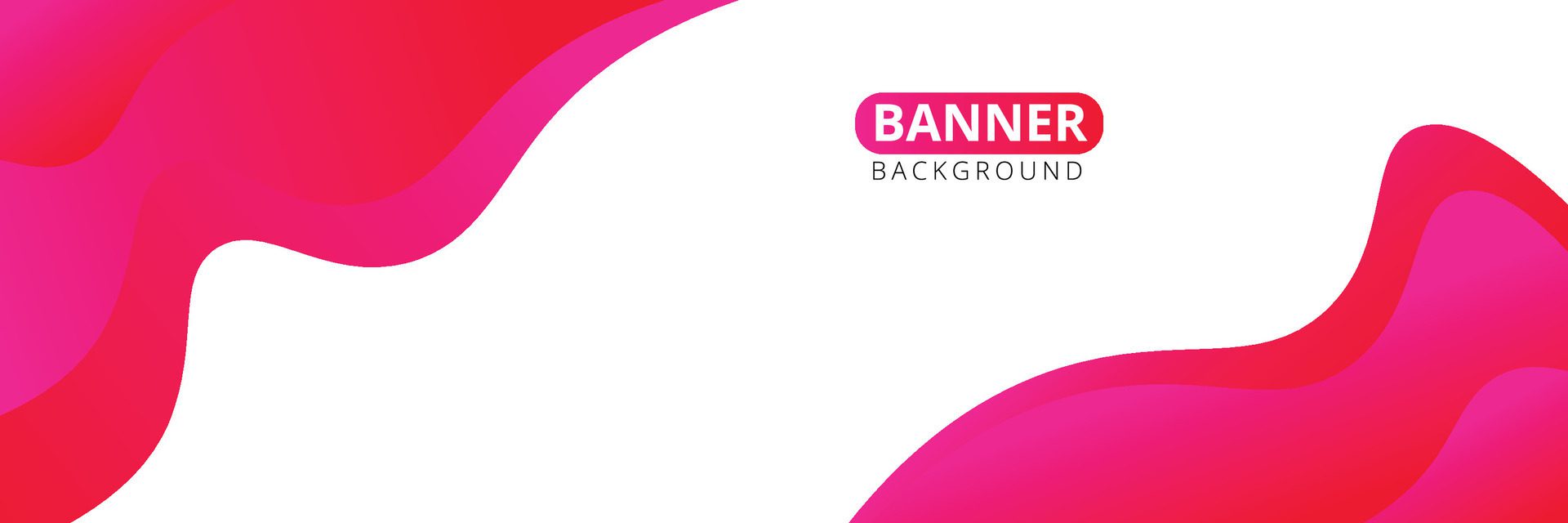 Abstract pink shade fluid shape banner background design Free Vector