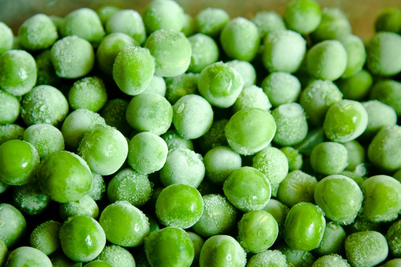 Frozen Pea Veggies Stock Free