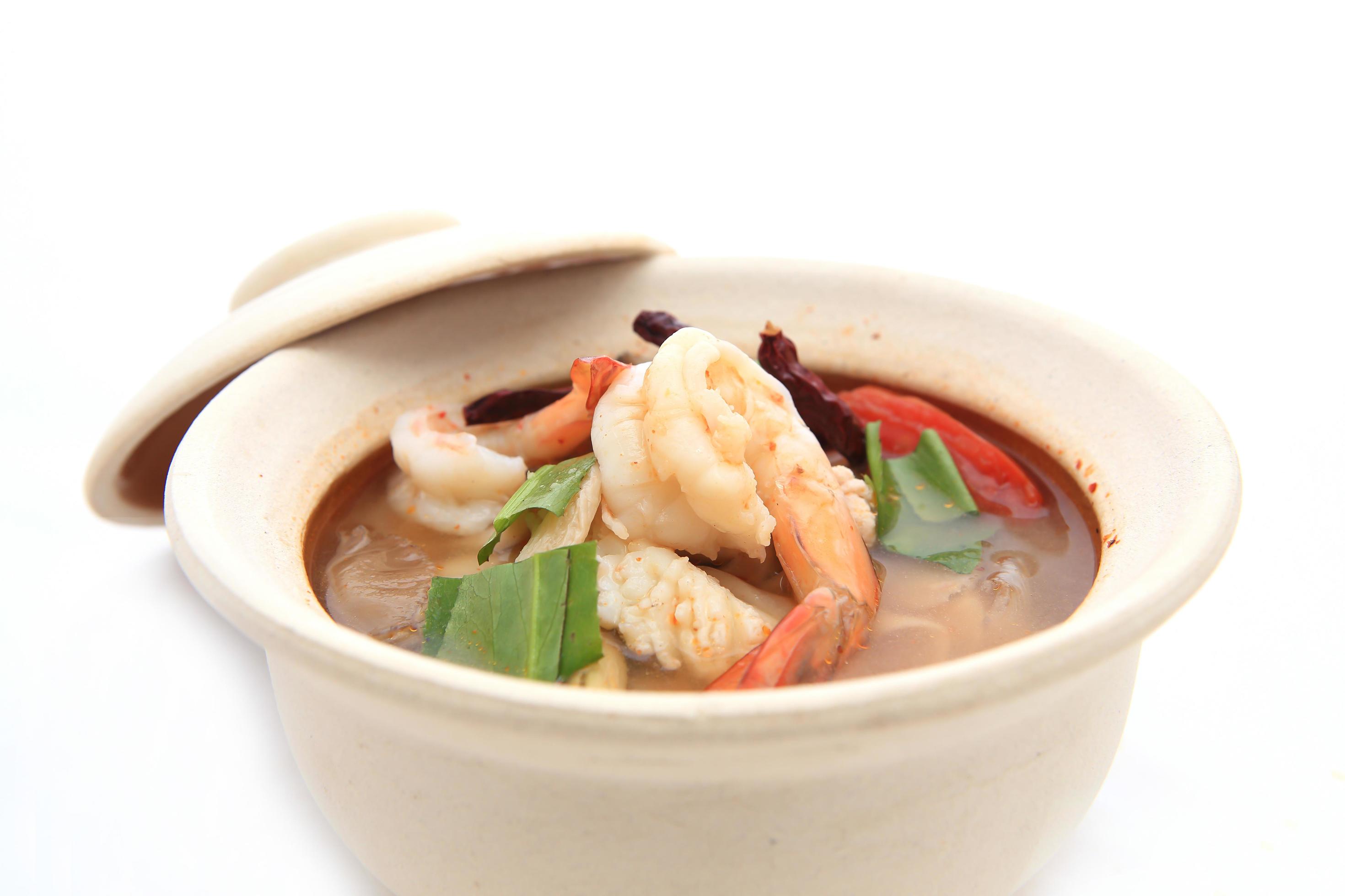 Thai Food Tom Yum seafood Stock Free