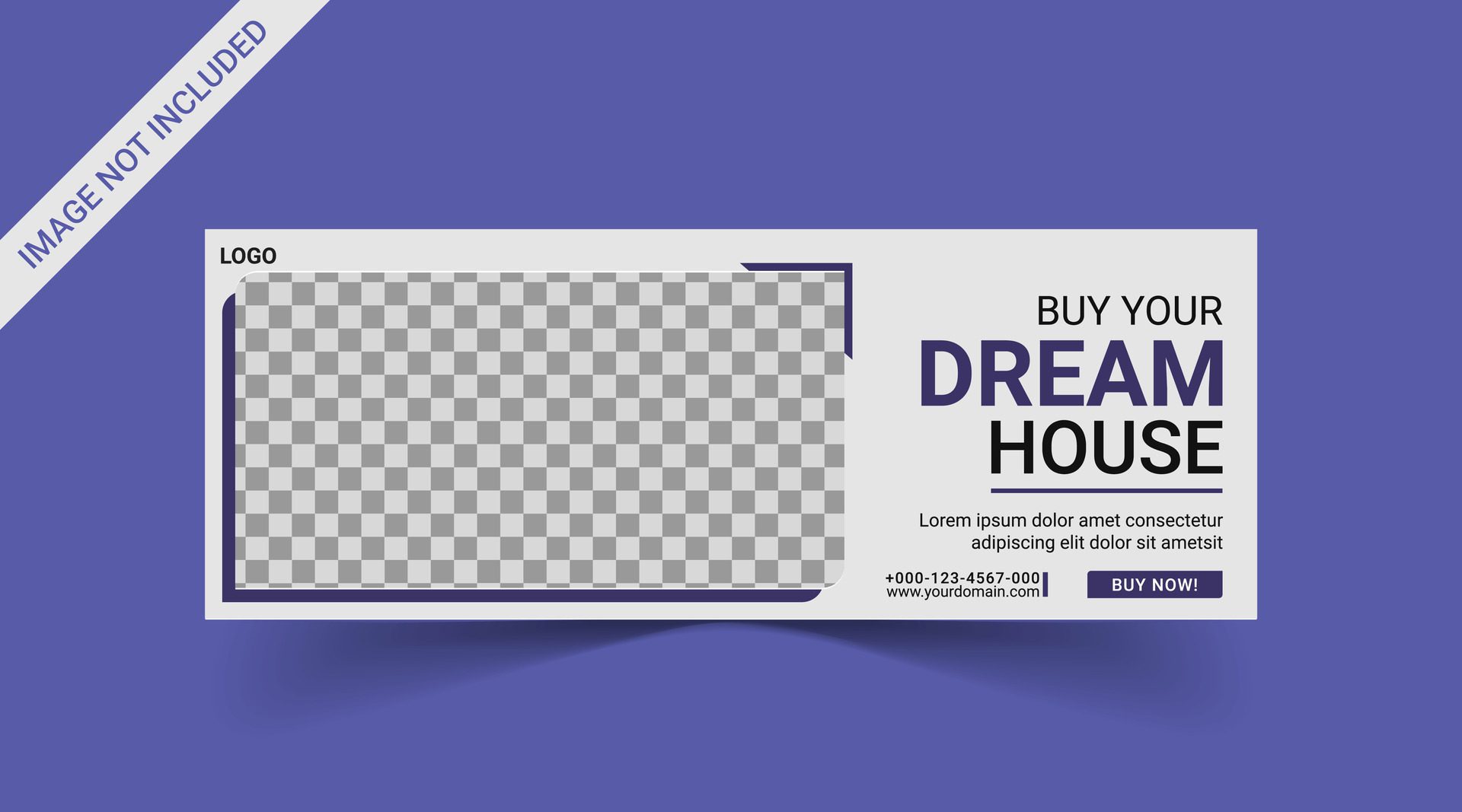 Real estate Social media cover banner. corporate real estate construction cover, social media post, web banner, template Free Vector