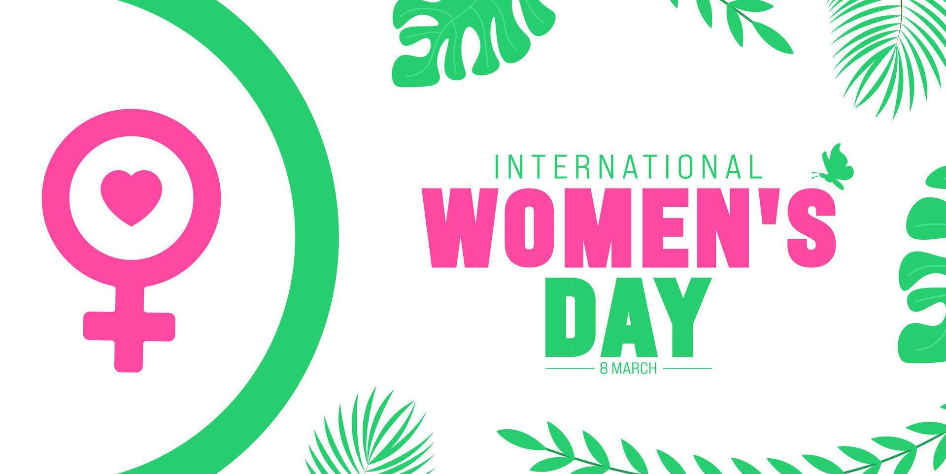 8 March is International Women’s Day background with flower design. use to background, banner, placard, card, and poster design template. vector illustration. Stock Free