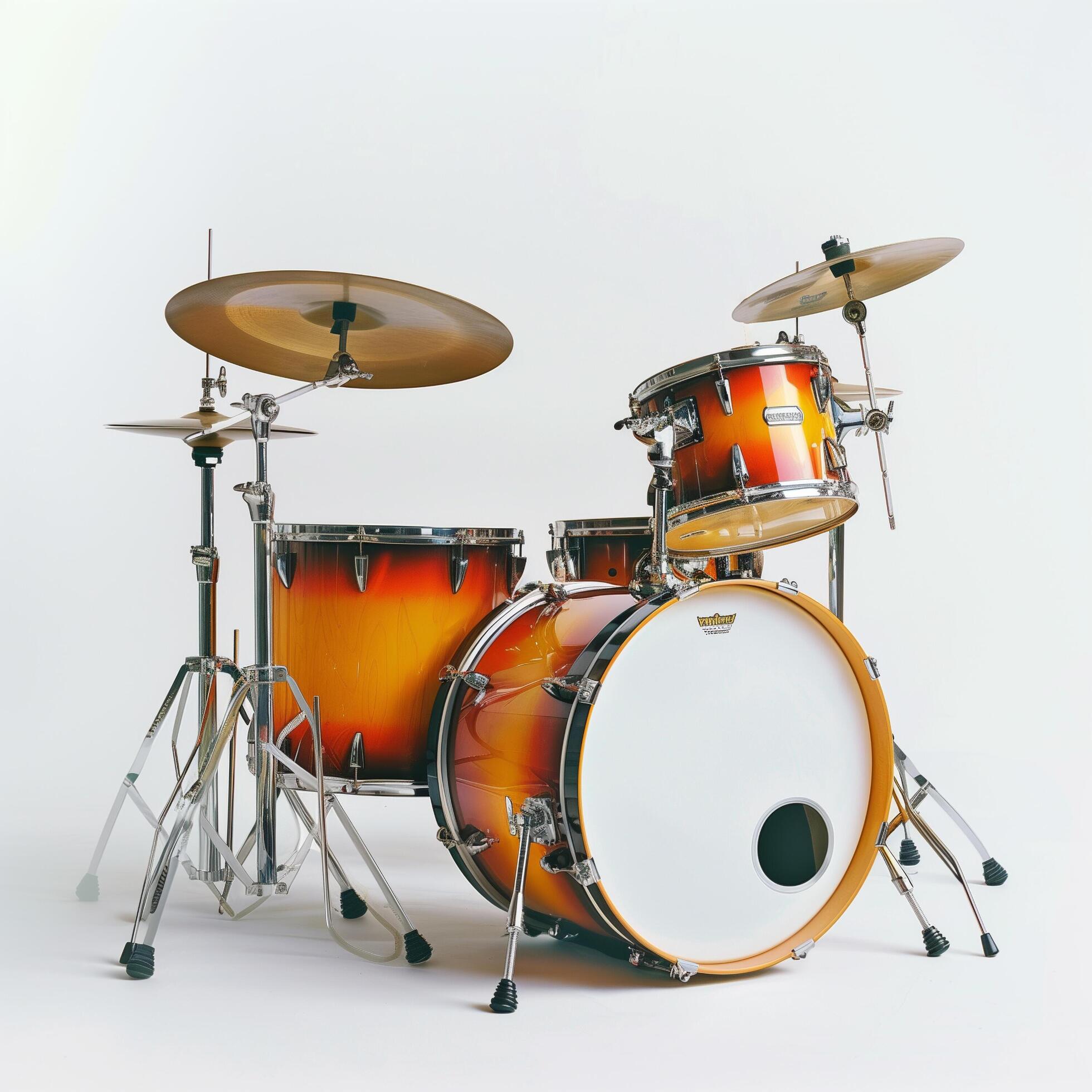 Drum Set Isolated Transparent Background Stock Free