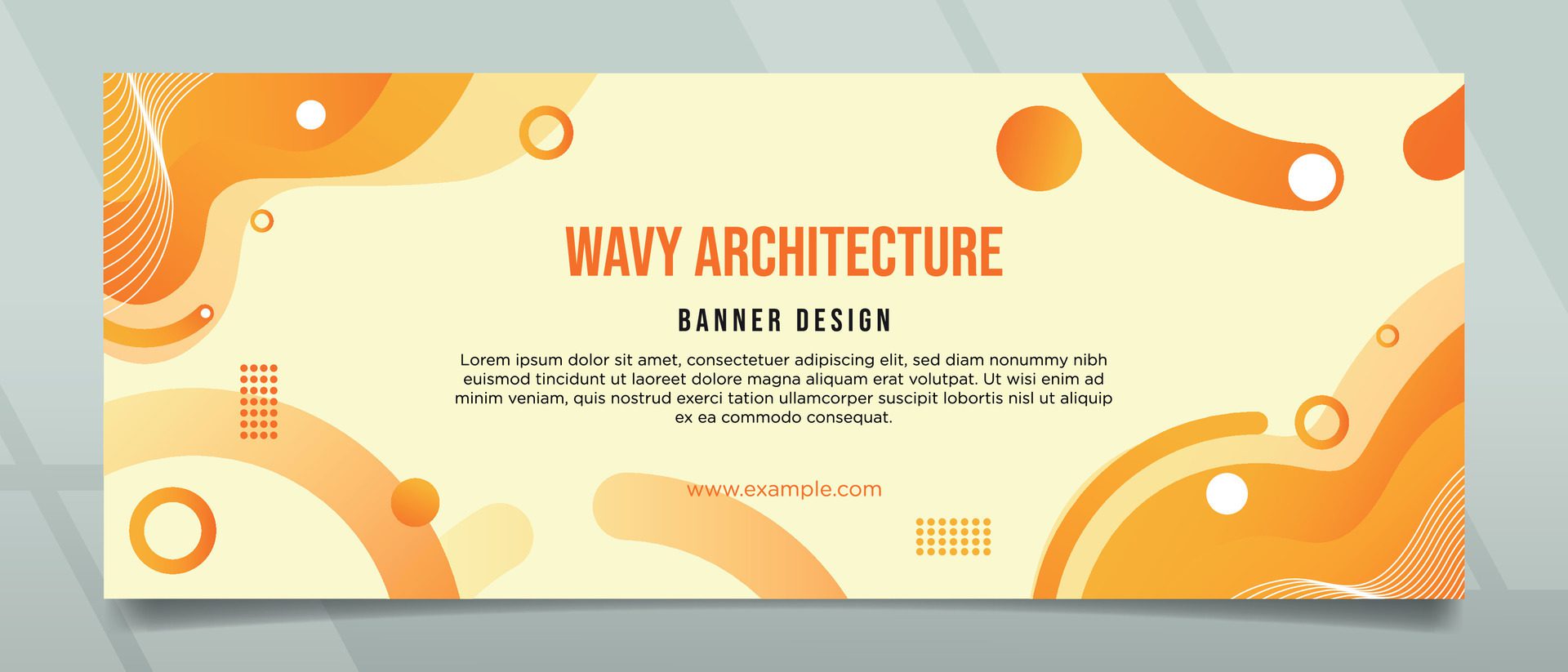 Creative and Simple Modern Style Banner Design Free Vector