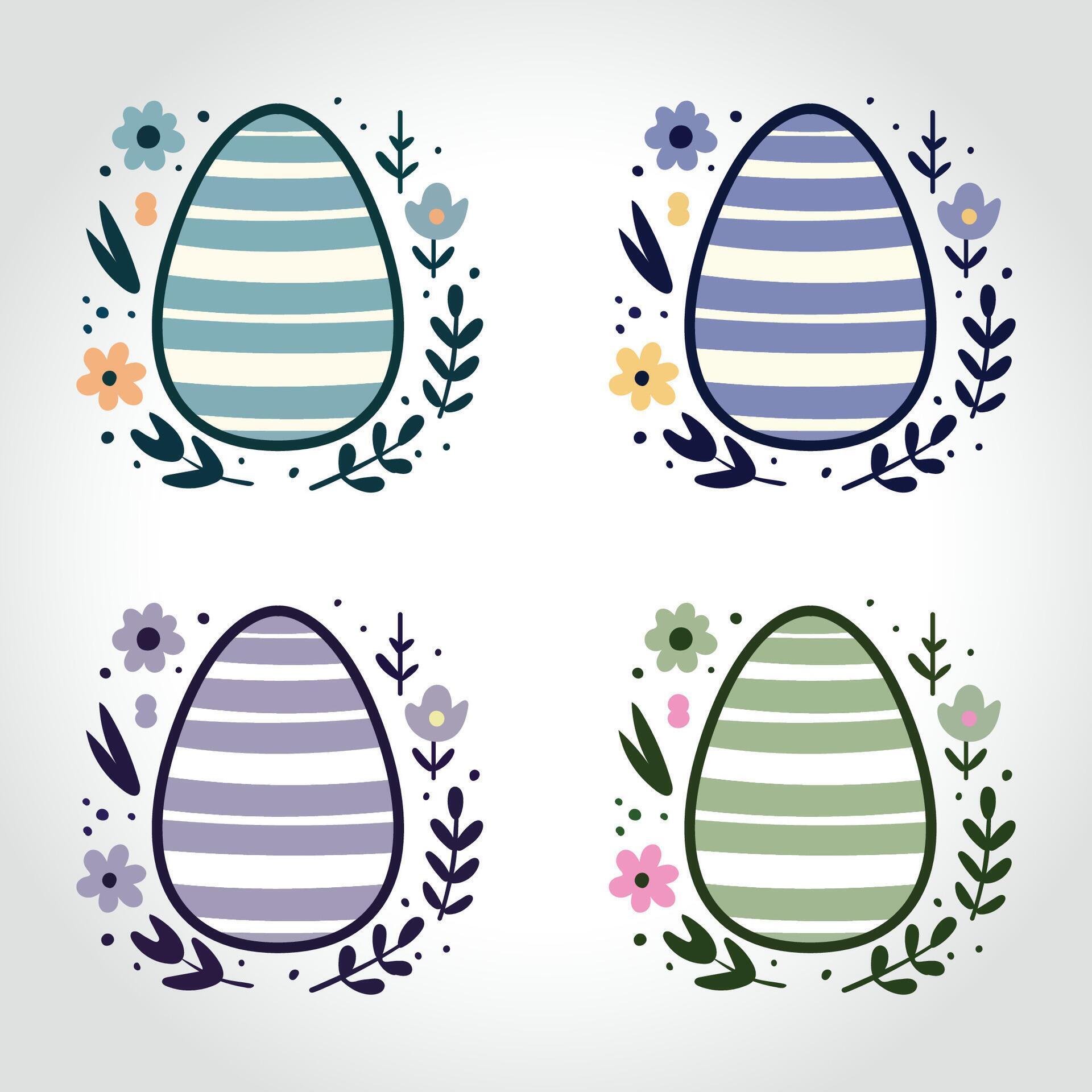 Easter Egg Hunt Vector illustration Stock Free