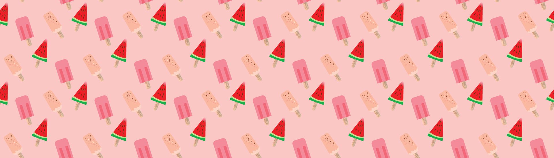 summer ice cream pattern design Free Vector