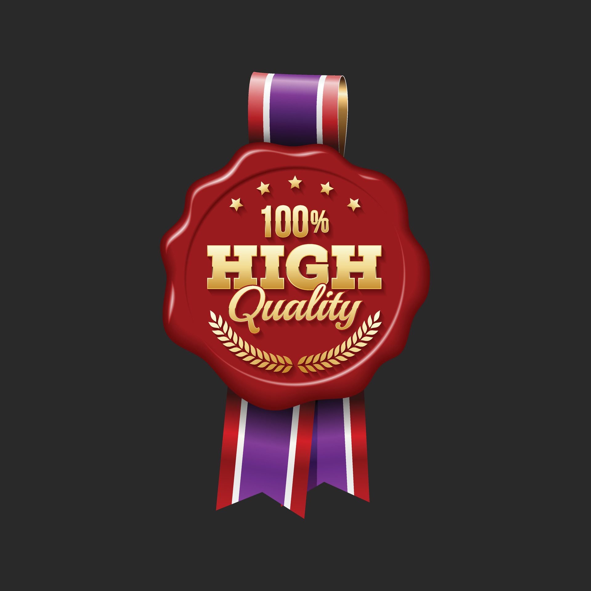 Best choice, order now, special offer, new and big sale banners. Red ribbons, tags and stickers. Vector illustration. Free Vector