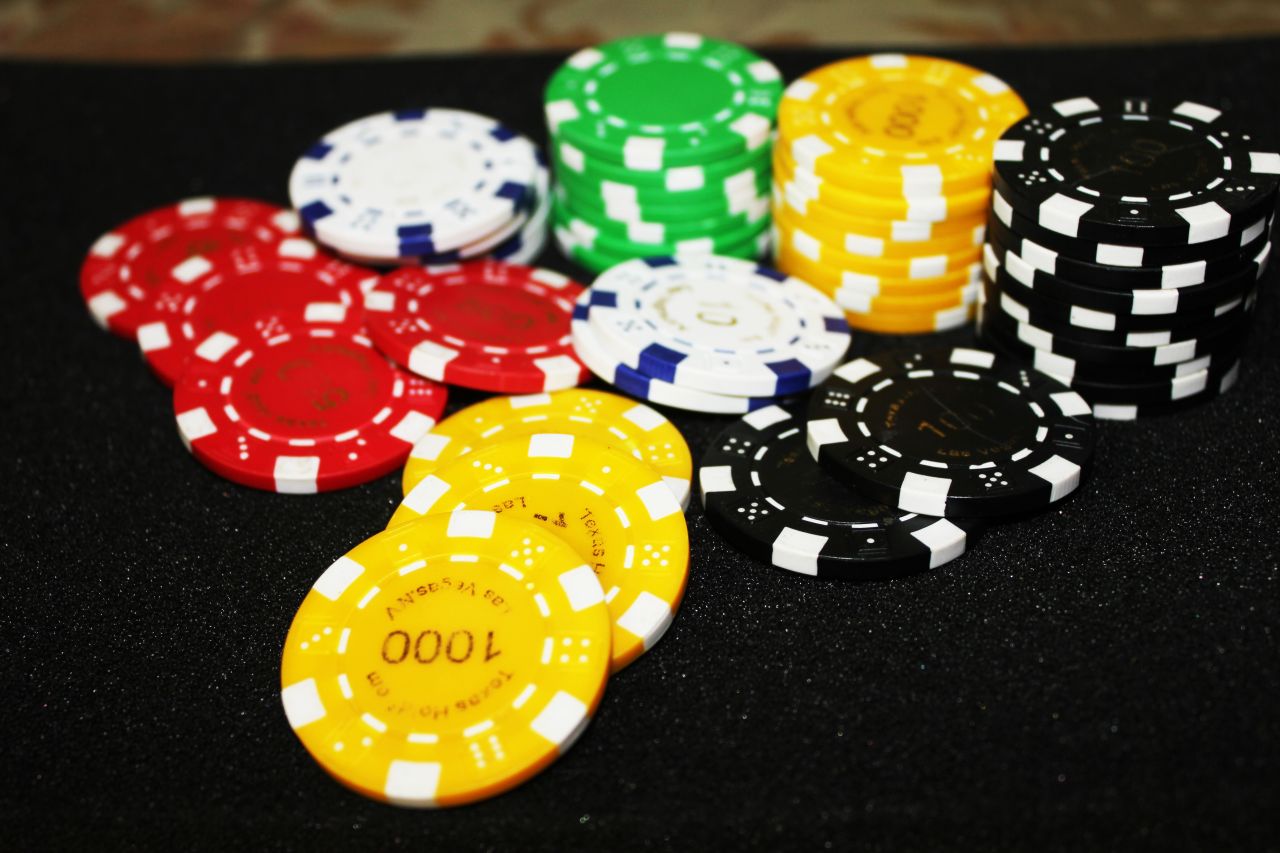 Gambling Chips Stock Free